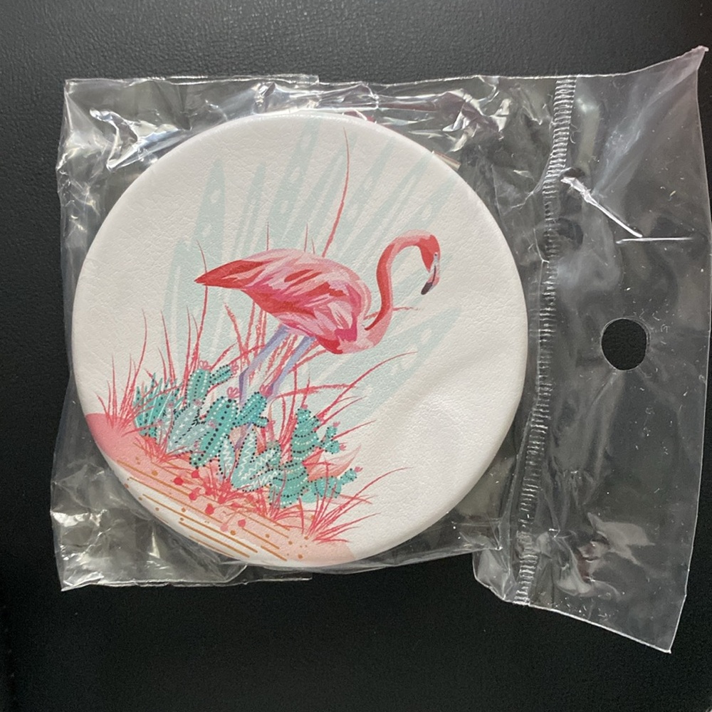 Flamingo Design Compact Mirror - Picture 5 of 5